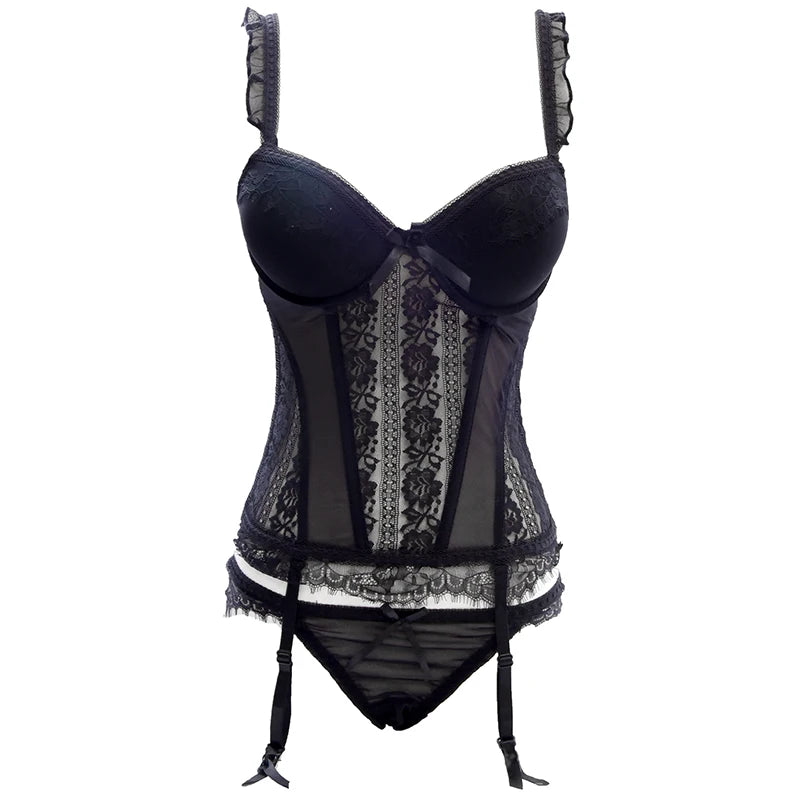 CINOON Sexy Gothic Corset 3 Pcs/Lot