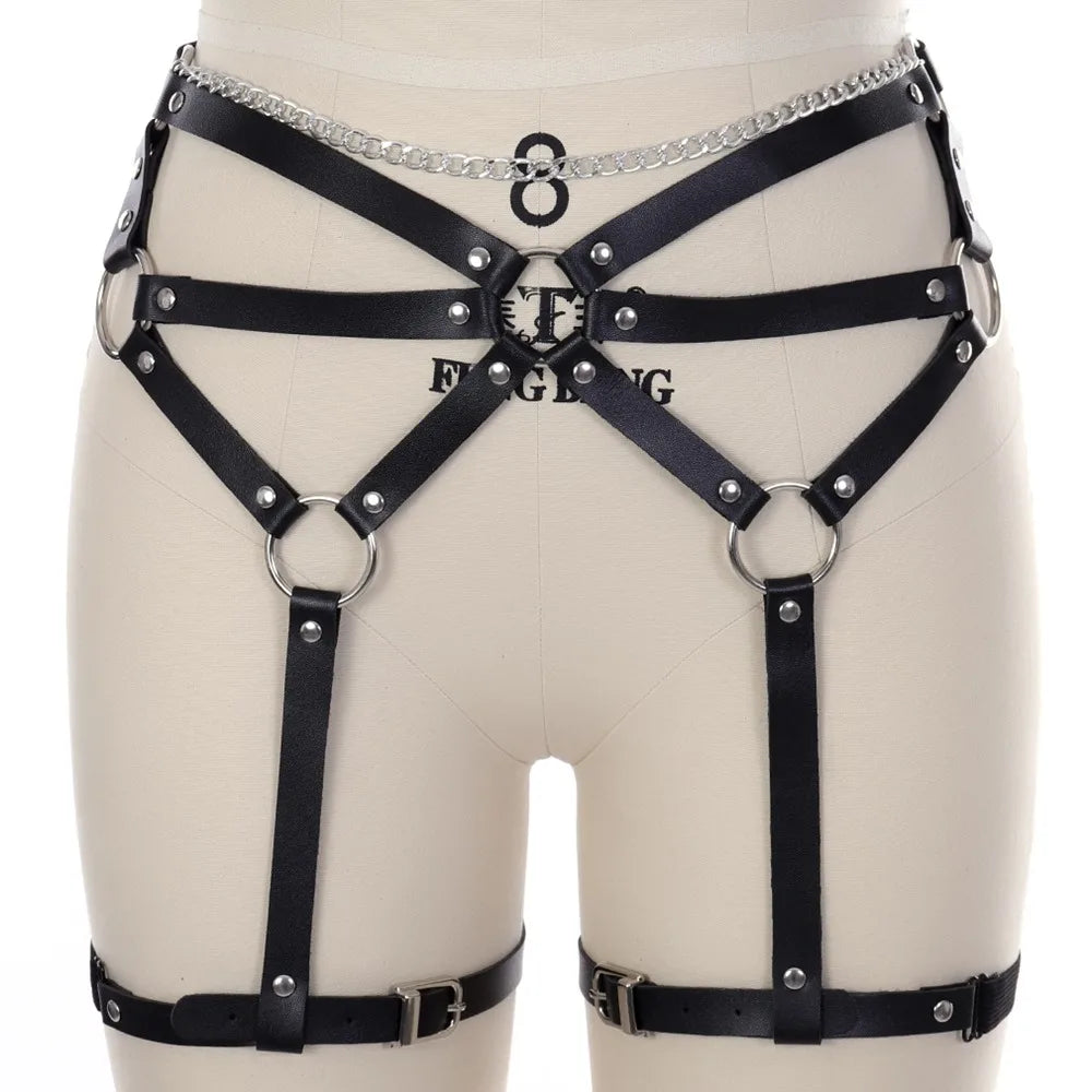 Punk Leather Harness